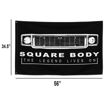 73 Squarebody Flag dimensions